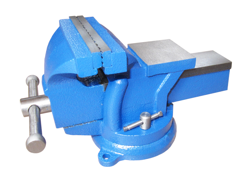 Heavy Duty French Type Bench Vise Swivel Base With Anvil